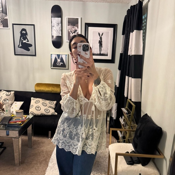 SPELL DESIGNS OPHELIA LACE BLOUSE - Picture 9 of 9